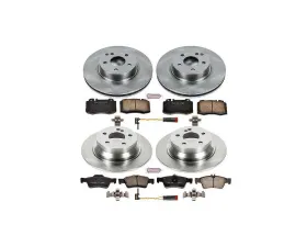 Power Stop Autospecialty Brake Kit Front & Rear Mercedes-Benz E500 2004-2006