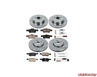 Power Stop Autospecialty Brake Kit Front & Rear Mercedes-Benz E500 2006 - KOE4516