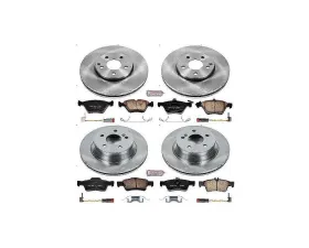 Power Stop Autospecialty Brake Kit Front & Rear Mercedes-Benz E350 2006-2009