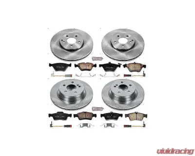 Power Stop Autospecialty Brake Kit Front & Rear Mercedes-Benz E350 2006-2009 - KOE4518