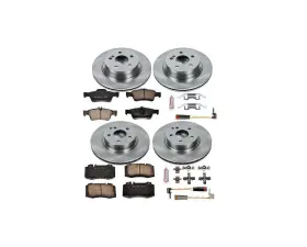 Power Stop Autospecialty Brake Kit Front & Rear Mercedes-Benz E500 2003-2006