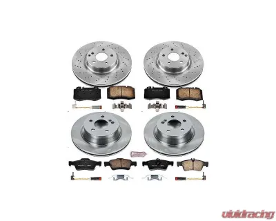 Power Stop Autospecialty Brake Kit Front & Rear Mercedes-Benz E350 2007-2009 - KOE4522
