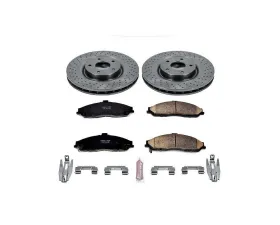 Power Stop Autospecialty Brake Kit Front Cadillac XLR 2006-2009