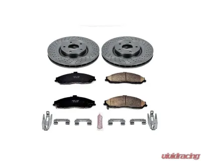 Power Stop Autospecialty Brake Kit Front Cadillac XLR 2006-2009 - KOE5158