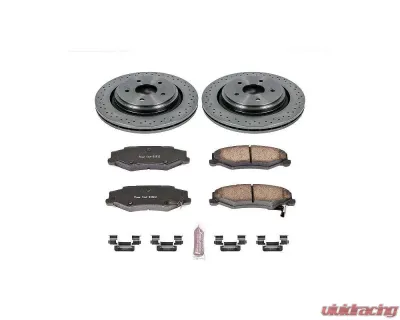 Power Stop Autospecialty Brake Kit Rear Cadillac XLR 2006-2009 - KOE5159