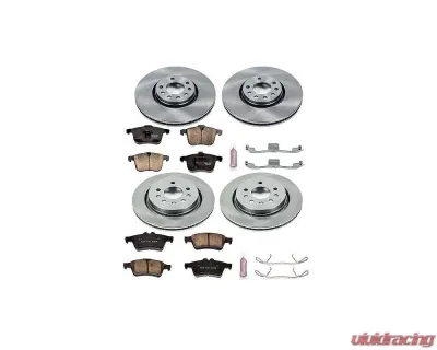 Power Stop Autospecialty Brake Kit Front & Rear Saab 44077 2006-2011 - KOE5348