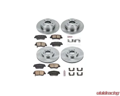 Power Stop Autospecialty Brake Kit Front & Rear Hyundai Sonata 2010-2015 - KOE5376