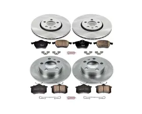 Power Stop Autospecialty Brake Kit Front & Rear Volkswagen Golf 1999
