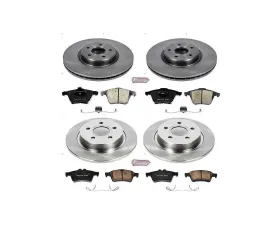 Power Stop Autospecialty Brake Kit Front & Rear Volvo C70 2006-2013