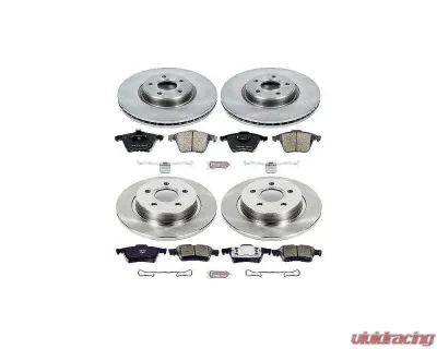 Power Stop Autospecialty Brake Kit Front & Rear Volvo S40 2004-2005 - KOE5470