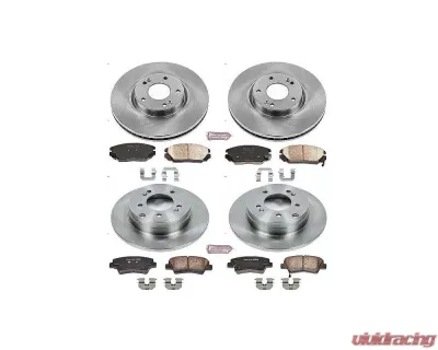 Power Stop Autospecialty Brake Kit Front & Rear Hyundai Azera 2009-2011 - KOE5474