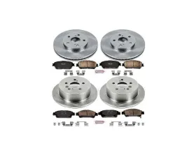 Power Stop Autospecialty Brake Kit Front & Rear Toyota Sienna 2004-2010
