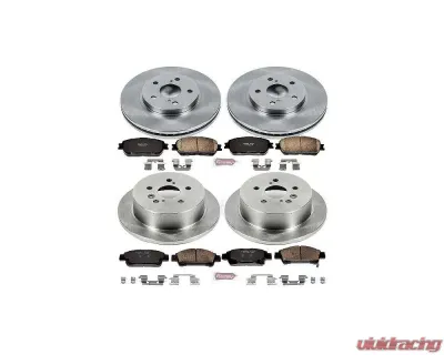 Power Stop Autospecialty Brake Kit Front & Rear Toyota Sienna 2004-2010 - KOE5476