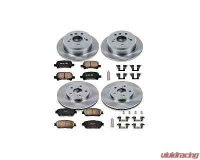 Power Stop Autospecialty Brake Kit Front & Rear Toyota Avalon 2005-2007 - KOE5482