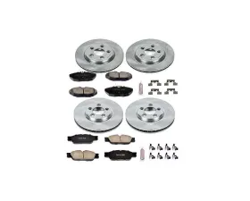 Power Stop Autospecialty Brake Kit Front & Rear Jaguar S-Type 2005