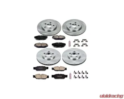 Power Stop Autospecialty Brake Kit Front & Rear Jaguar S-Type 2005 - KOE5506