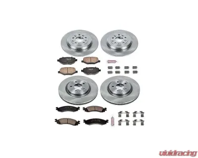Power Stop Autospecialty Brake Kit Front & Rear Ford Taurus 2010 - KOE5508