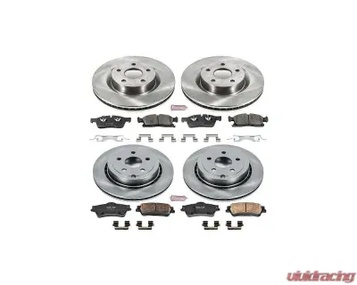 Power Stop Autospecialty Brake Kit Front & Rear Pontiac G8 2008-2009 - KOE5530
