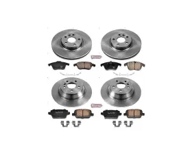 Power Stop Autospecialty Brake Kit Front & Rear Volvo S80 2007-2011