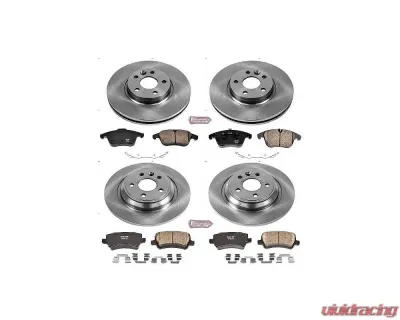 Power Stop Autospecialty Brake Kit Front & Rear Volvo S60 2011-2014 - KOE5611