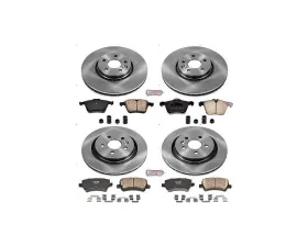 Power Stop Autospecialty Brake Kit Front & Rear Volvo S60 2011-2014