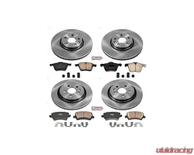 Power Stop Autospecialty Brake Kit Front & Rear Volvo S60 2011-2014 - KOE5614