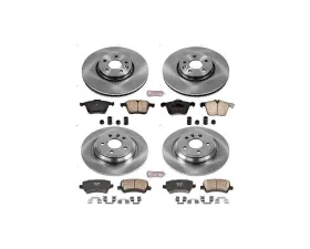 Power Stop Autospecialty Brake Kit Front & Rear Volvo S80 2008-2014