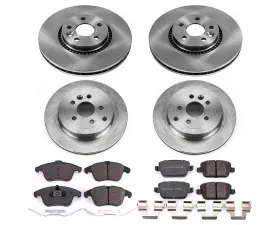 Power Stop Autospecialty Brake Kit Front & Rear Land Rover LR2 2008-2012