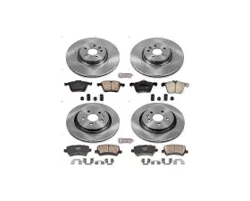 Power Stop Autospecialty Brake Kit Front & Rear Volvo S60 2013-2014