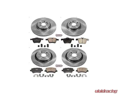 Power Stop Autospecialty Brake Kit Front & Rear Volvo S60 2013-2014 - KOE5617