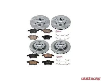 Power Stop Autospecialty Brake Kit Front & Rear Jaguar S-Type 2006-2008 - KOE5637