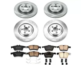 Power Stop Autospecialty Brake Kit Front & Rear Jaguar S-Type 2007-2008