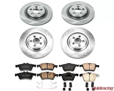 Power Stop Autospecialty Brake Kit Front & Rear Jaguar S-Type 2007-2008 - KOE5639
