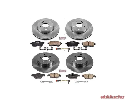 Power Stop Autospecialty Brake Kit Front & Rear Mercedes-Benz C250 2012-2015 - KOE5791