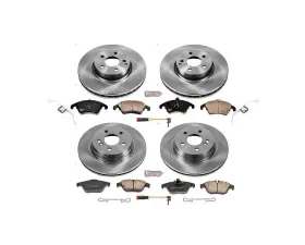 Power Stop Autospecialty Brake Kit Front & Rear Mercedes-Benz C300 2013-2014