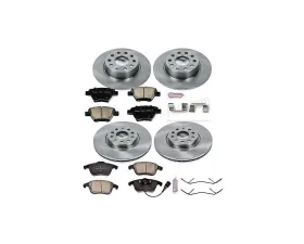 Power Stop Autospecialty Brake Kit Front & Rear Volkswagen Passat 2012-2015