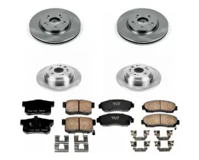 Power Stop Autospecialty Brake Kit Front & Rear Honda Accord Crosstour 2010-2011