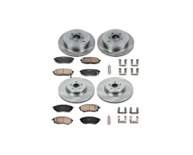 Power Stop Autospecialty Brake Kit Front & Rear Subaru Legacy 2010-2014