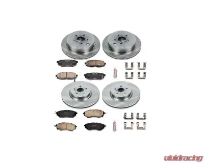 Power Stop Autospecialty Brake Kit Front & Rear Subaru Legacy 2010-2014 - KOE5830