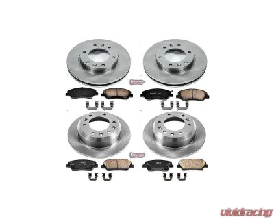 Power Stop Autospecialty Brake Kit Front & Rear Hyundai Entourage 2007-2008 - KOE5831