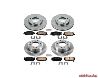 Power Stop Autospecialty Brake Kit Front & Rear Hyundai Entourage 2007 - KOE5832