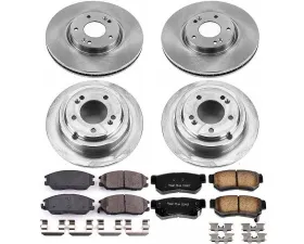 Power Stop Autospecialty Brake Kit Front & Rear Kia Amanti 2004-2006