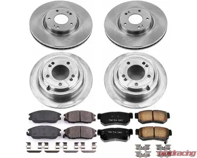 Power Stop Autospecialty Brake Kit Front & Rear Kia Amanti 2004-2006 - KOE5833