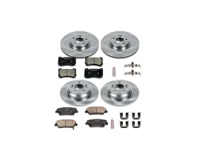 Power Stop Autospecialty Brake Kit Front & Rear Hyundai Genesis 2009