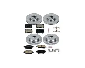 Power Stop Autospecialty Brake Kit Front & Rear Hyundai Genesis 2010-2014