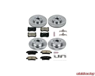 Power Stop Autospecialty Brake Kit Front & Rear Hyundai Genesis 2010-2014 - KOE5845