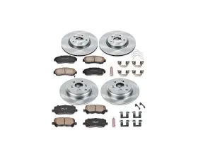 Power Stop Autospecialty Brake Kit Front & Rear Honda Odyssey 2011-2014