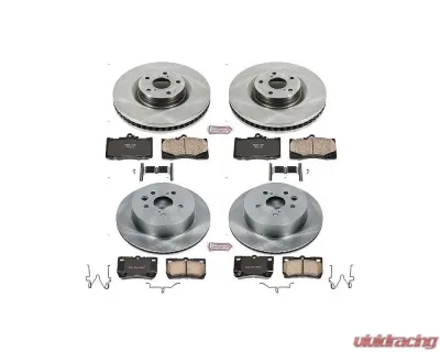 Power Stop Autospecialty Brake Kit Front & Rear Lexus GS350 2009-2011 - KOE5869