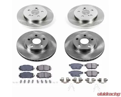 Power Stop Autospecialty Brake Kit Front & Rear Lexus CT200h 2011-2017 - KOE5871