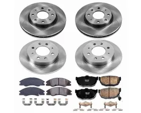 Power Stop Autospecialty Brake Kit Front & Rear Kia Spectra 2004-2009